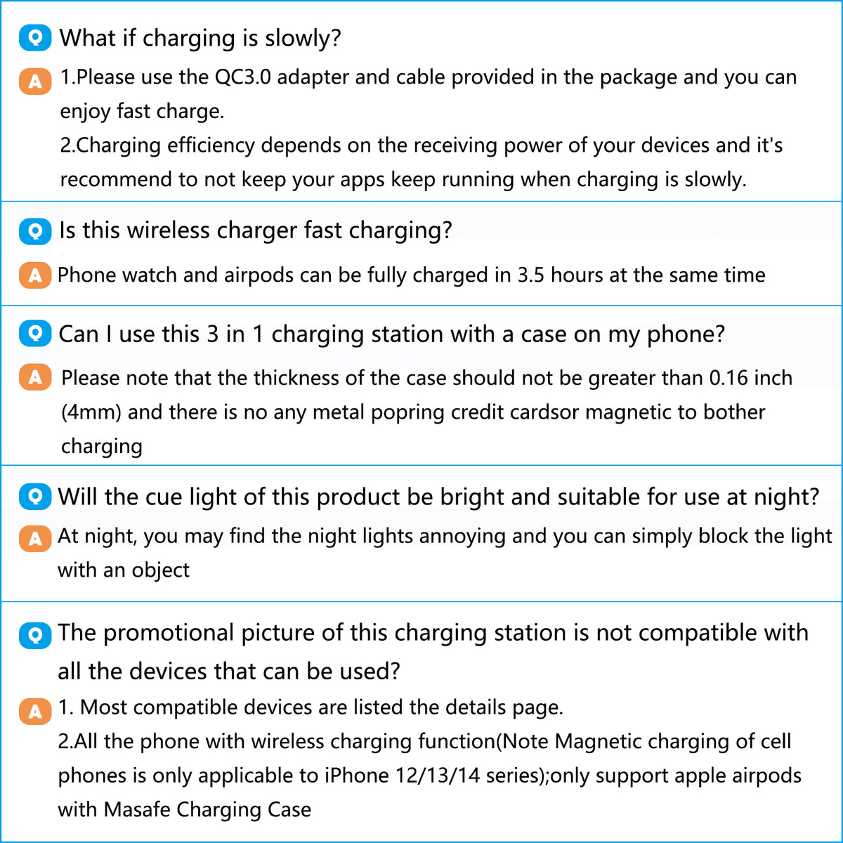 Charging Station,Wirelss Charger,Magnetic Charging Station Compatible with Iphone 17 16 15 14 13 12 11 Pro Max XS Xr,For Iwatch Series 9 8 7 6 5 4 3 2 Se,For Airpods 3 2 Pro,Black,No Adapter